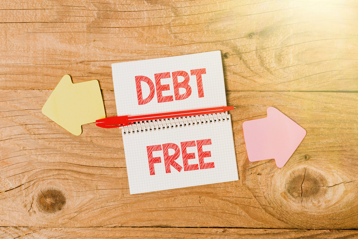 debt free vision board